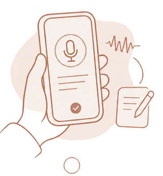 Voice logging illustration